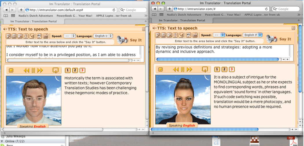 image of Im translator performing my paper