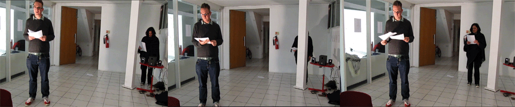 lee and heather performing