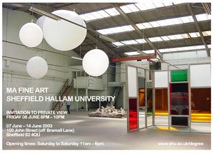 Image of artworks installed in Jame's St Warehouse